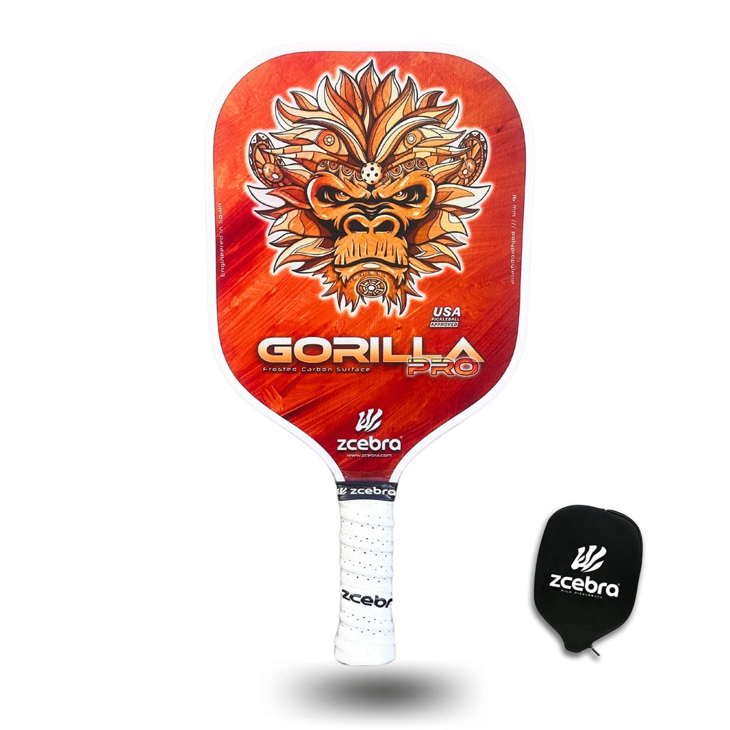 Zcebra Gorilla Pro Pickleball Racket - Orange