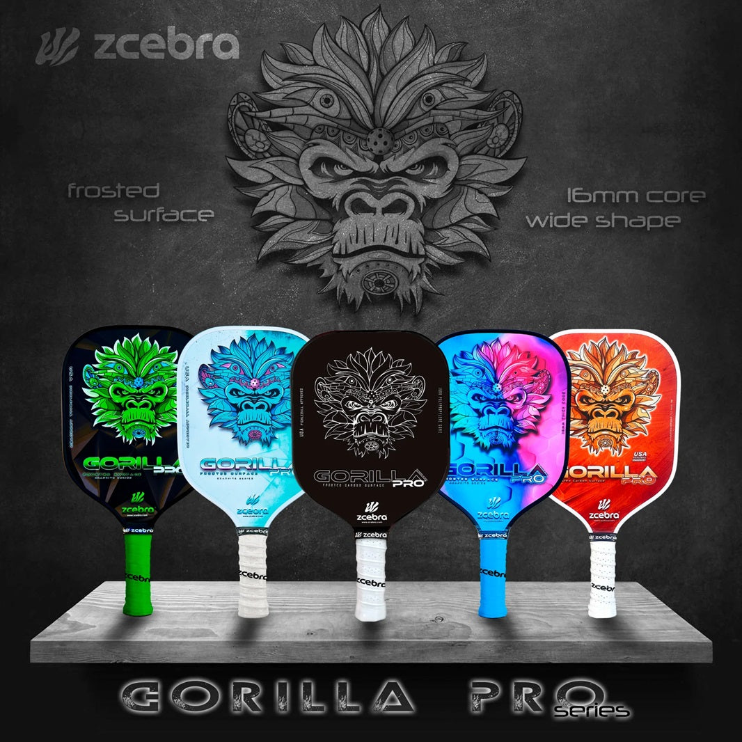 Zcebra Gorilla Pro Pickleball Racket - Orange