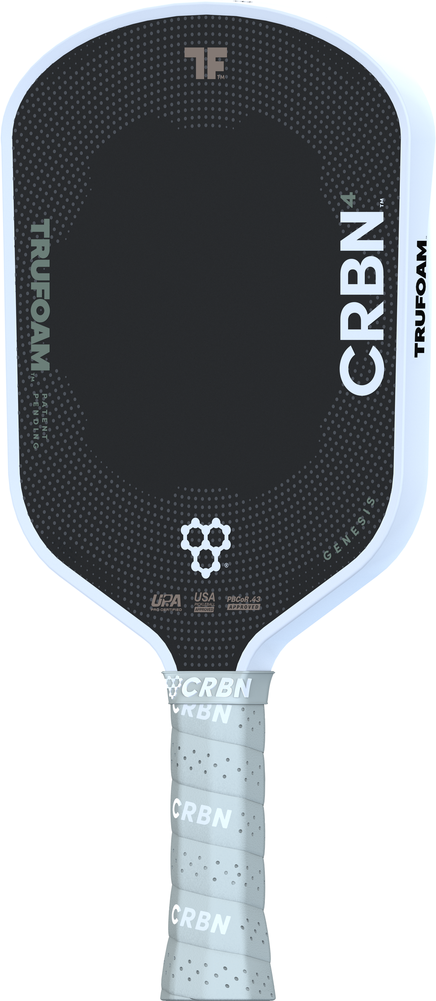 CRBN4 TF Genesis Pickleball Racket - Hybrid/AeroCurve - 14mm