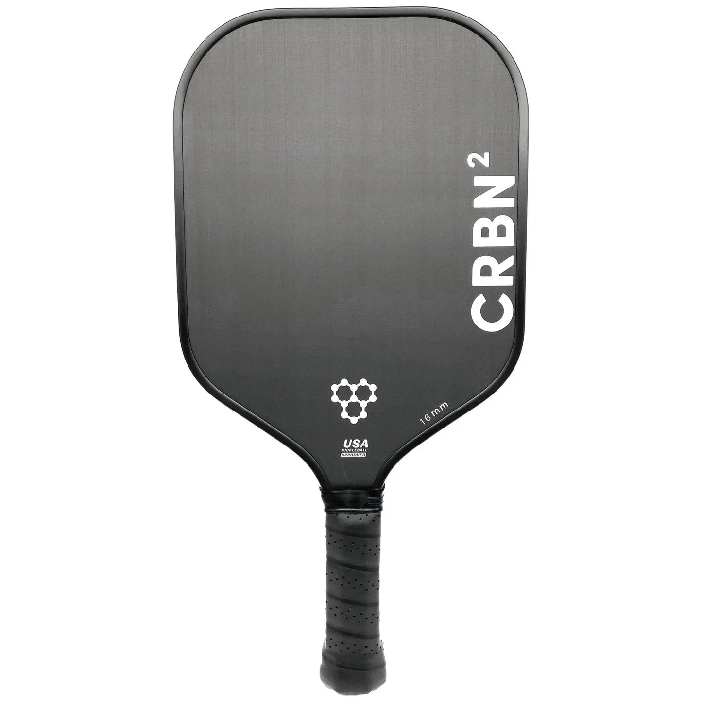 Svart CRBN2 pickleballrack med USA Pickleball certifiering.
