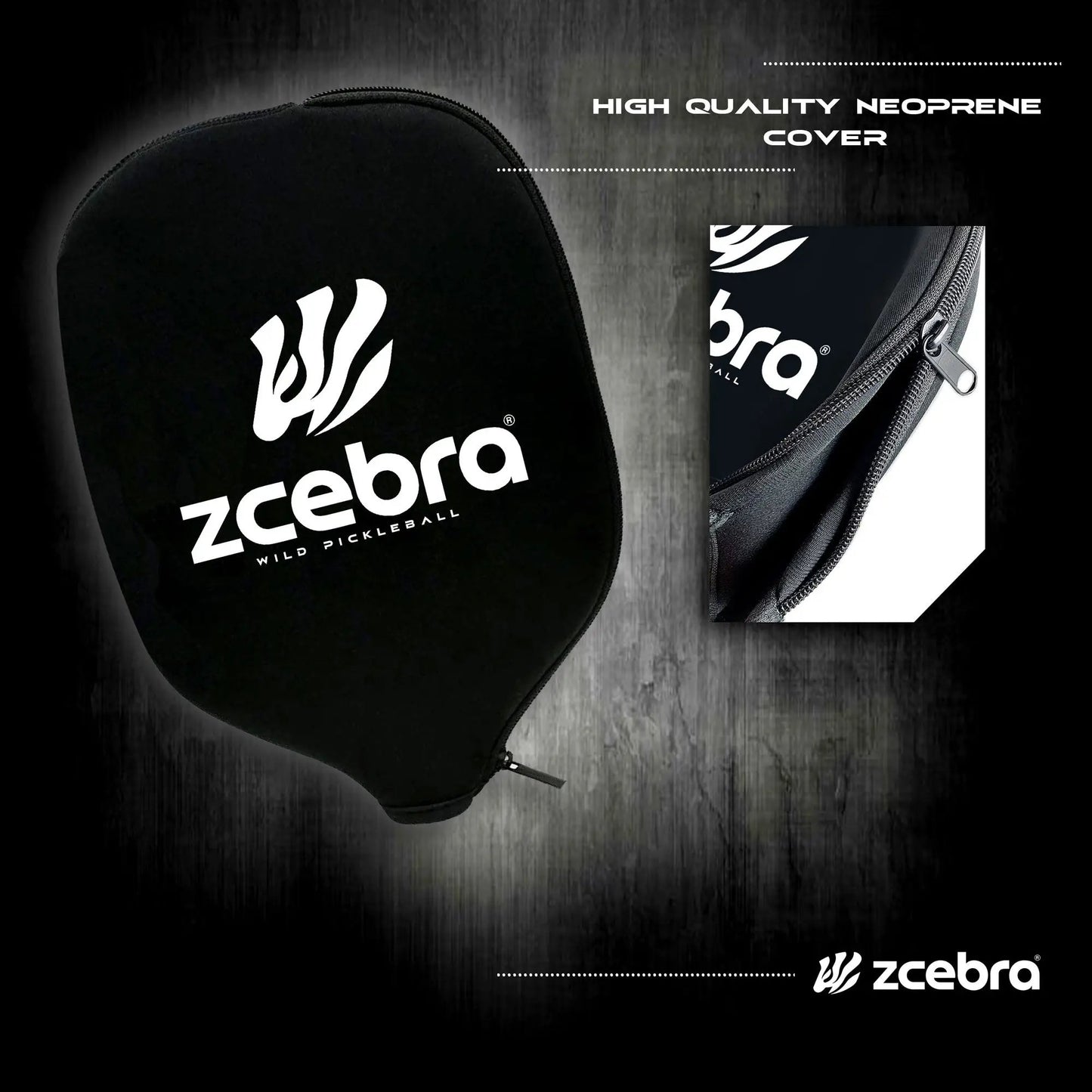 Zcebra Graphite Yellow Zcebra SideOut Pickleball