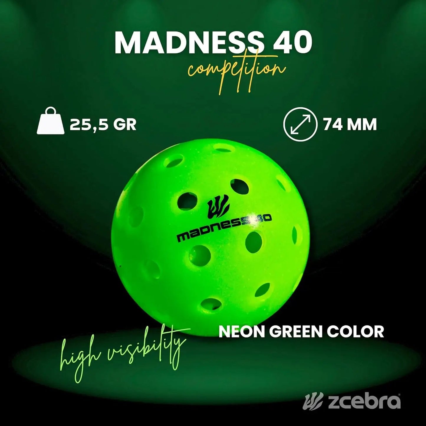 Zcebra Madness 40 mått