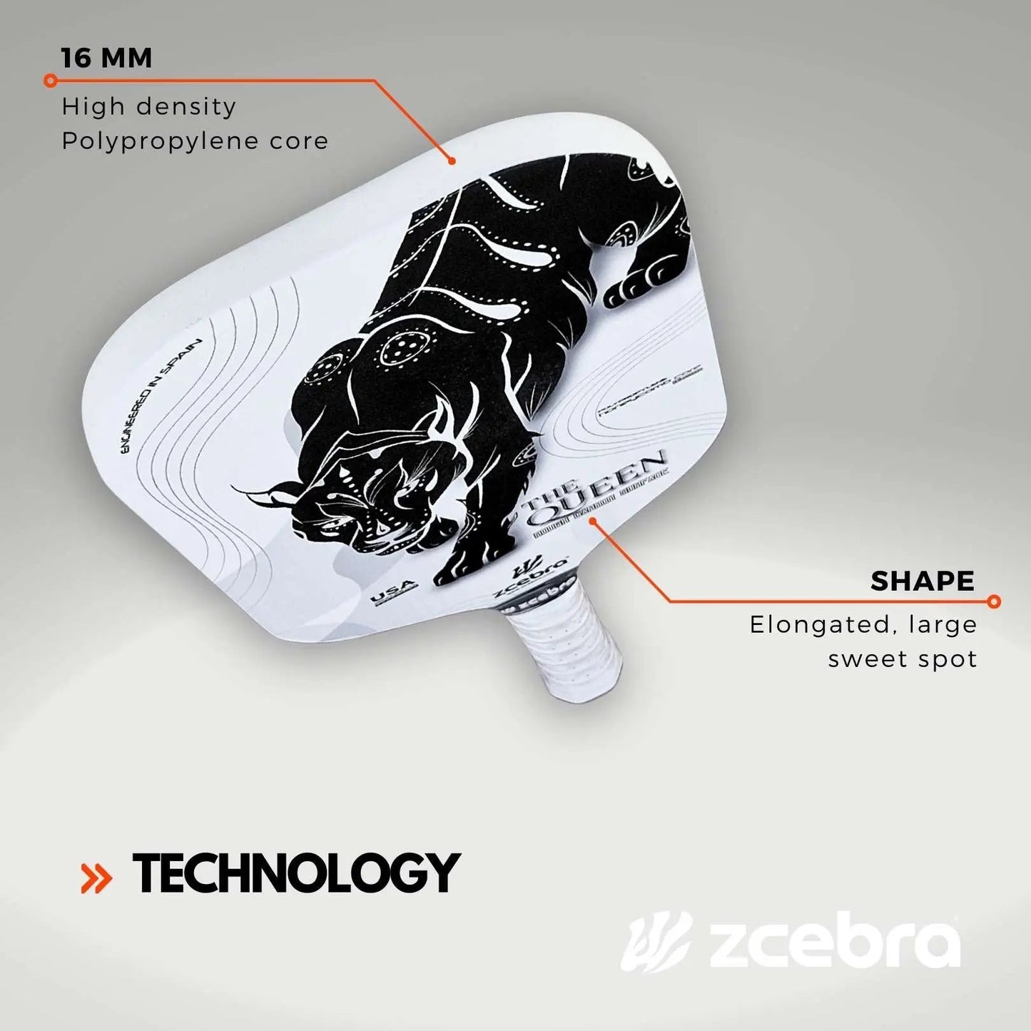 Zcebra The Queen Zcebra Fakta 16 mmPickleball