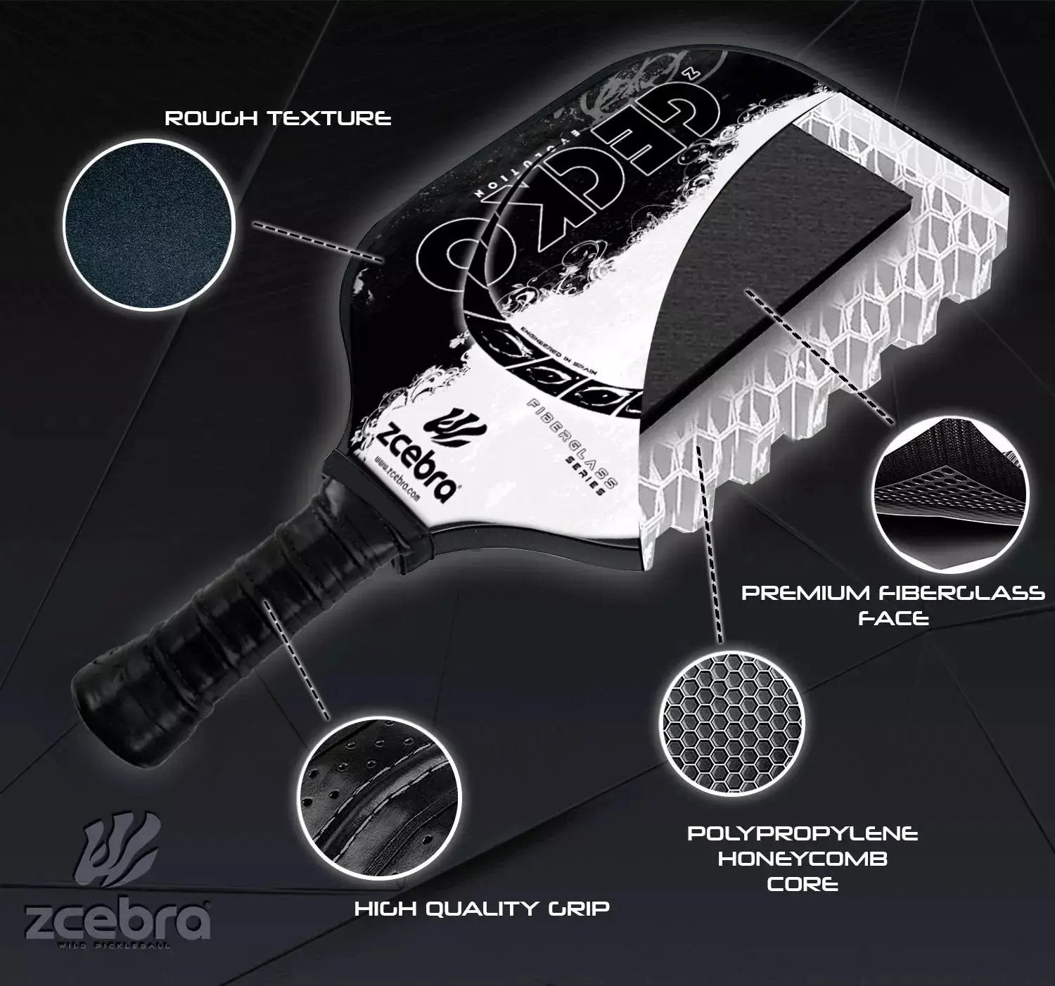 Zcebra Gecko Zcebra SideOut Pickleball